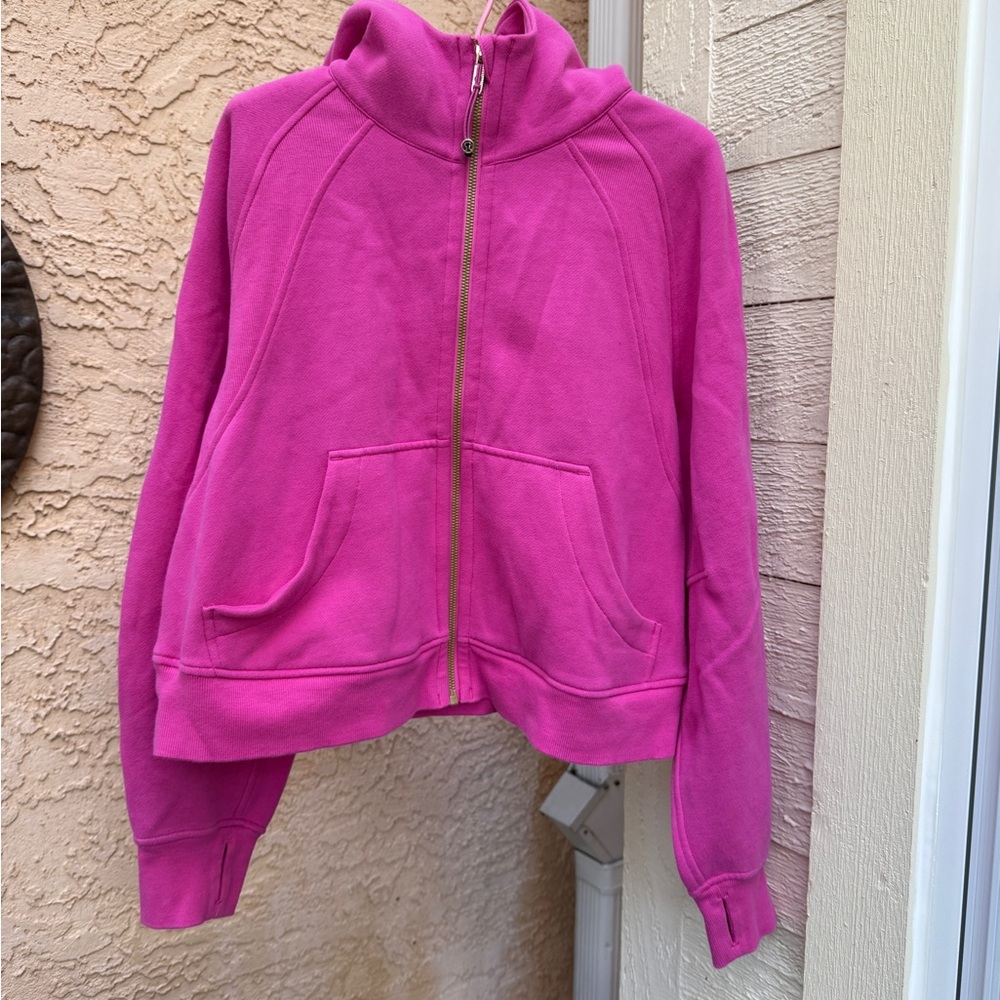 lululemon athletica Fuchsia hoodie